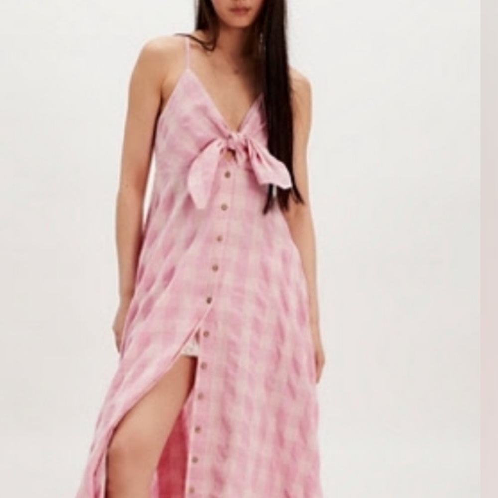 FREE PEOPLE VIA MIDI DRESS SIZE XS S XL MSRP $128.00 NWT - Picture 5 of 13